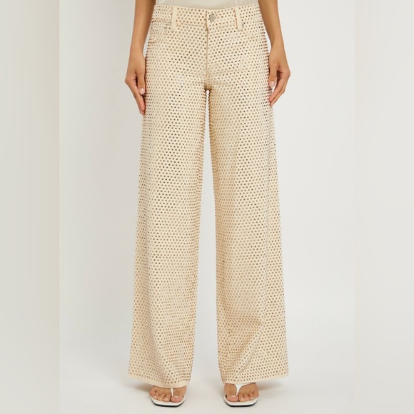 Alice and Olivia EMBELLISHED JEAN New with Tag - Picture 3 of 9